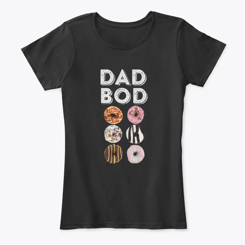 Dad Bod Funny Donut Six Pack Daddy Gym