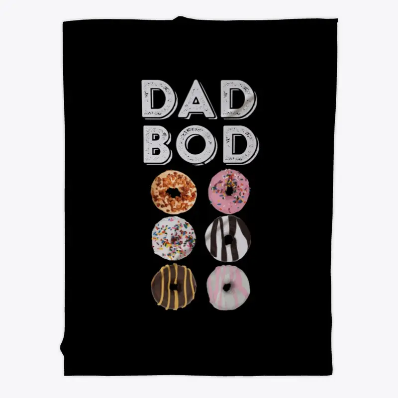 Dad Bod Funny Donut Six Pack Daddy Gym