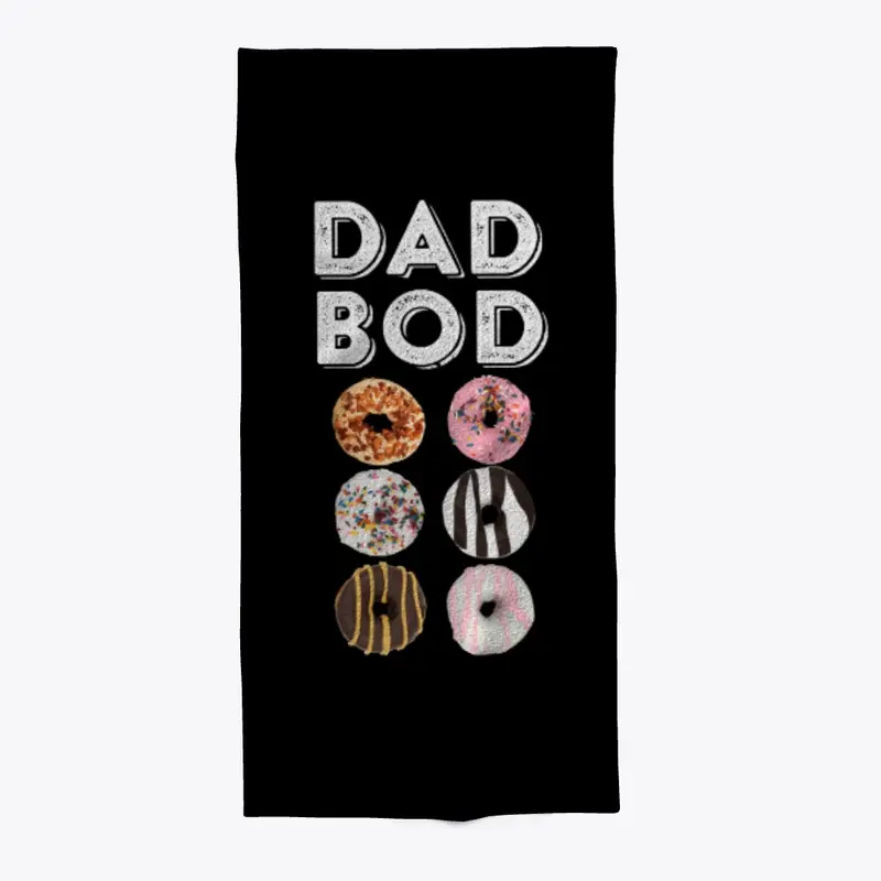 Dad Bod Funny Donut Six Pack Daddy Gym