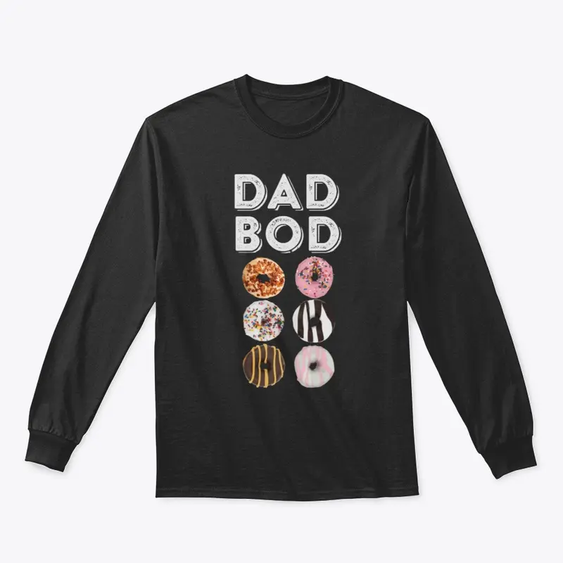 Dad Bod Funny Donut Six Pack Daddy Gym