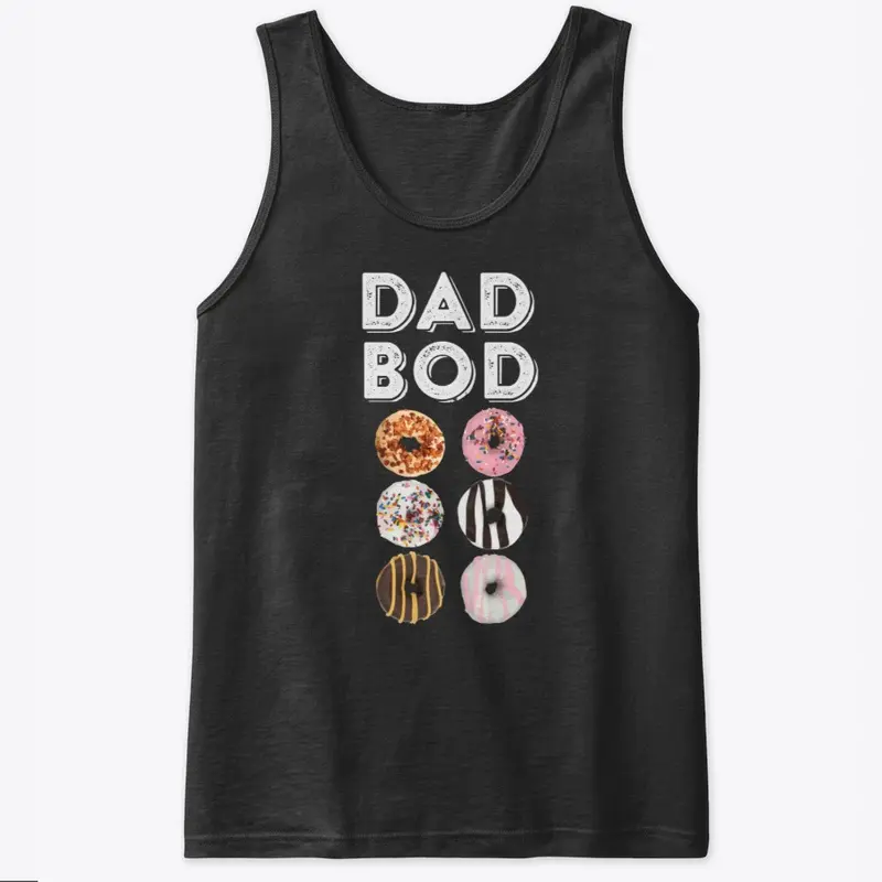 Dad Bod Funny Donut Six Pack Daddy Gym